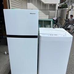 Hisense 冷蔵庫、洗濯機セット セットで購入していただける方10000円ポッキリで！！早い者勝ち!!超美品！！