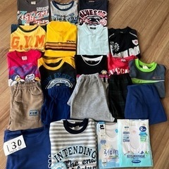 美品✨男の子　130  子ども服　名前の記入なし　まとめ売り
