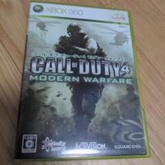 XBOX360 コールオブデューティ4 モダン・ウォーフェア　ソフト