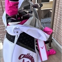 Callaway Solaire キャディバッグ ヘッドカバーセット　手袋　カバン　クラブカバーの画像