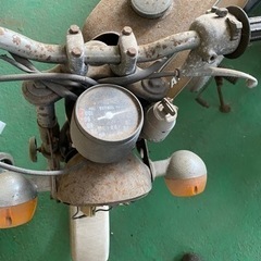 ヤマハ　GR50   ミニトレ  カフェレーサーの画像