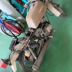 ヤマハ　GR50   ミニトレ  カフェレーサーの画像
