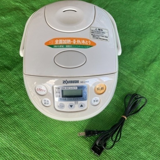 象印 マイコン炊飯ジャー NS-UBO5 中古 使用感有3合 炊飯器 ZOJIRUSHI