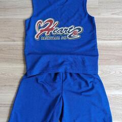 145サイズ ハーツ 上下ユニフォーム＋バックセット