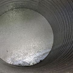 穀物貯蔵容器　貯米缶　ブリキ製　万能容器　の画像