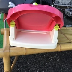 Richell　バスチェア（ピンク）の画像