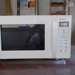 電子レンジ（パナソニック単機能、新古品、状態優良）