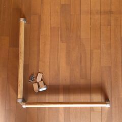 木製介護手すりL字型