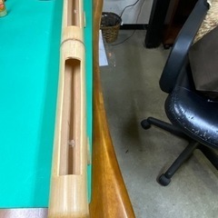 竹製の植木鉢の画像