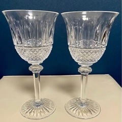 サンルイ St.Louisトミ ーTommyクリスタルワイングラス 2本セット
