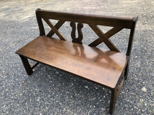 カリモク高級チェア（ベンチ）120センチ