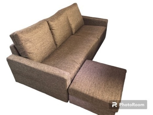 美品　ニトリ　ソファーオットマン付き　サイズ幅約190bm奥行き約86cm