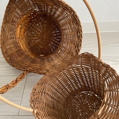 カゴ　バスケット　2個セットの画像