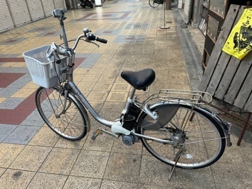 Panasonic電動アシスト自転車　バッテリー、充電器付き