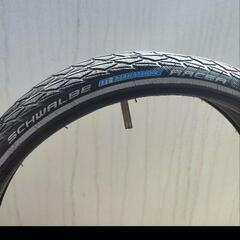 SCHWALBE MARATHON RACE 35-349(16x1-1/3) AVチューブ、リムテープ付き2本セットの画像