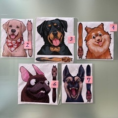 【再入荷なし】10犬種♡各1点♡ワイパー　ステッカー　犬の画像