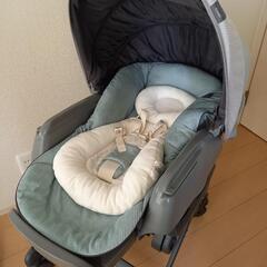 【お話中】Combi電動ハイローチェア　ネムリラ オートスイング BEDi Longの画像