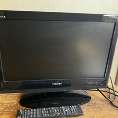 テレビ　TOSHIBA REGZA 19R9000 リモコン付