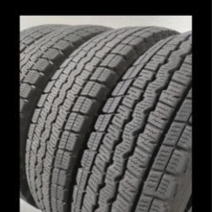 スタッドレスタイヤ冬に備えて！　2021年　145/80/R12 LT ダンロップウィンターマックス　4本バリ溝！軽トラ、バンなどの画像