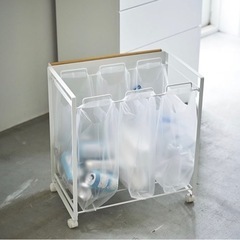 目隠し　分別ダストワゴン　ゴミ箱の画像