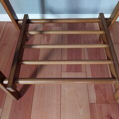 無料　木製　ハンガーラック　衣類収納　ハンガー掛け　コート掛けの画像