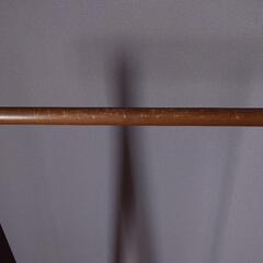 無料　木製　ハンガーラック　衣類収納　ハンガー掛け　コート掛けの画像