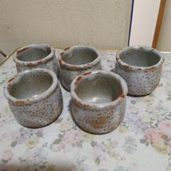 志野焼　湯飲み　小ぶり　5客