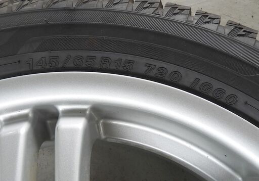 【TH-032】ホイール+ヨコハマタイヤセット☆175/55R15・145/65R15☆15x5J/15x4J 4穴