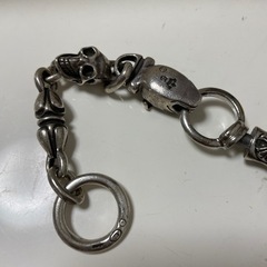 シルバーキーホルダーの画像
