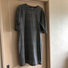 H&M　ワンピース　格子柄　Lサイズ