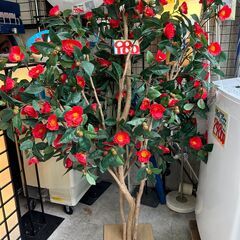 ▼リサイクルショップだいえい　椿 造花 木　