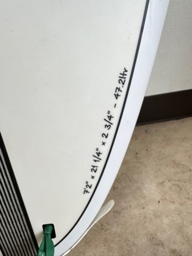 TORQトルク ロングボード 7’2 フィン付属