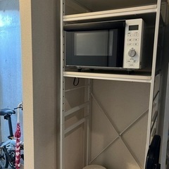 【価格交渉可】キッチンがスッキリ片付く！収納棚！