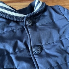 80サイズ　ブルゾンデザイン　紺色の画像