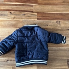 80サイズ　ブルゾンデザイン　紺色の画像