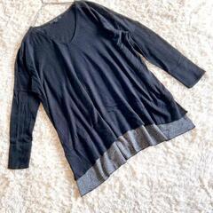 【美品】AMITIE ニット セーター (S) 薄手 キラキラ ...