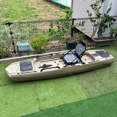 【売約済み】ペダル式カヤック　分割式　1〜2人乗りの画像
