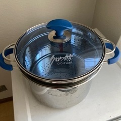 【急募】クロワッサン　両手鍋　パスタ鍋　蒸し器