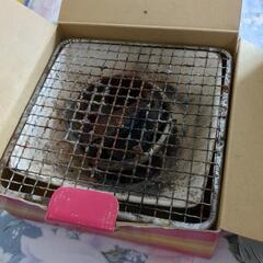 おひとり様用小さいしちりんと木炭セットでの画像