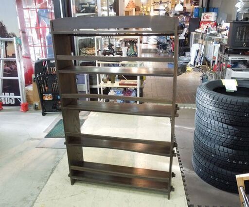 和家具 棚 古民家 5段 幅92cm ディスプレイ棚 くさび棚 札幌市東区 新道東店