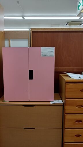 ★ジモティ割あり★  飾り棚 白 H65×D32×W60 クリーニング済み TJ2156