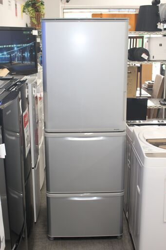 特別価格 人気の3ドア 大幅値下げ★SHARP シャープ冷凍冷蔵庫 (SJ-W352-S) 350L 19年製 3ドア どっちもドア 販売！★大田区・品川区配送・設置無料★店頭取引歓迎！