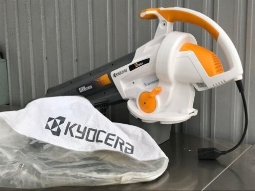 K890◇京セラ◇ブロワバキューム◇吹寄せ・集じん◇先端ローラー◇100V/1050W◇RESV-1020