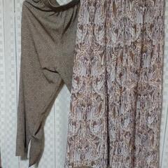 レディースワイドパンツ5点の画像