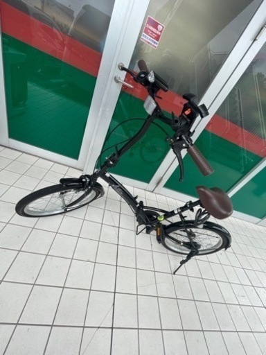 ☆早い者勝ち☆折りたたみ自転車　ライト付き