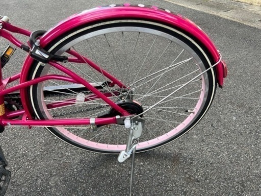 ?【値下げ?】24インチ　子供用自転車　ガールズラボラブリー　美品