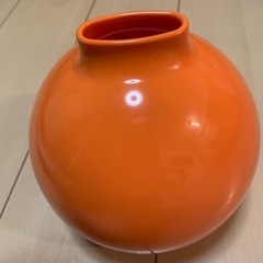 ティッシュケース　オレンジ色