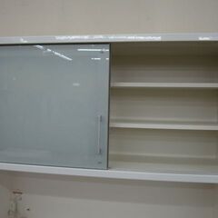 【店頭受け渡し】　メーカー不明　白色　レンジボード　中古品　￥28,380の画像