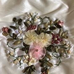 巾着　ポーチ　花柄　トラベル　おしゃれバニティ　小物入れの画像