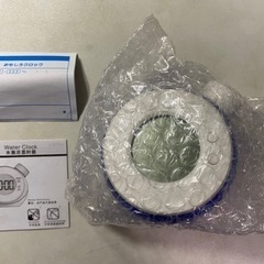 [お譲り先決定]  Water Clock おもしろクロック　新品未使用品の画像